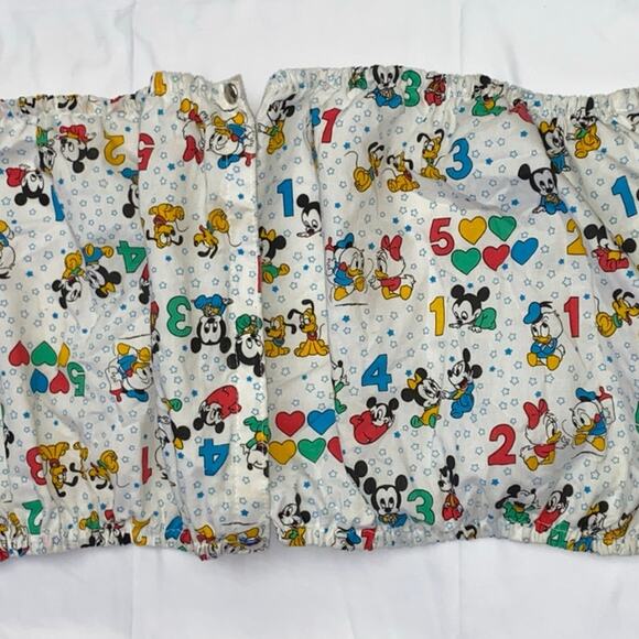 Vintage Disney Baby Mickey Minnie Pluto Reusable Covers Crib Bedroom Decor - Picture 10 of 10